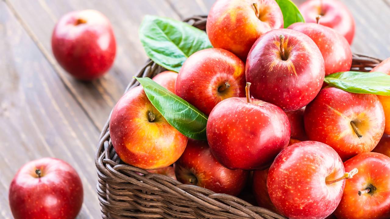 Comer maçã atrai benefícios à saúde e à regulação do intestino e colesterol