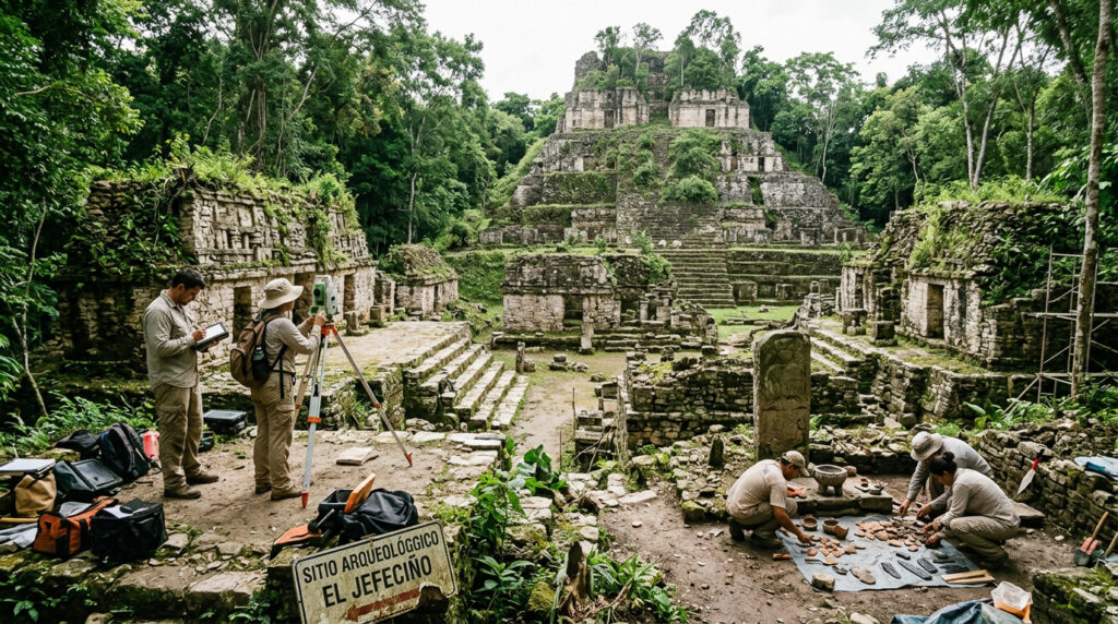 Arqueólogos descobrem antigo assentamento maia enterrado sob a selva