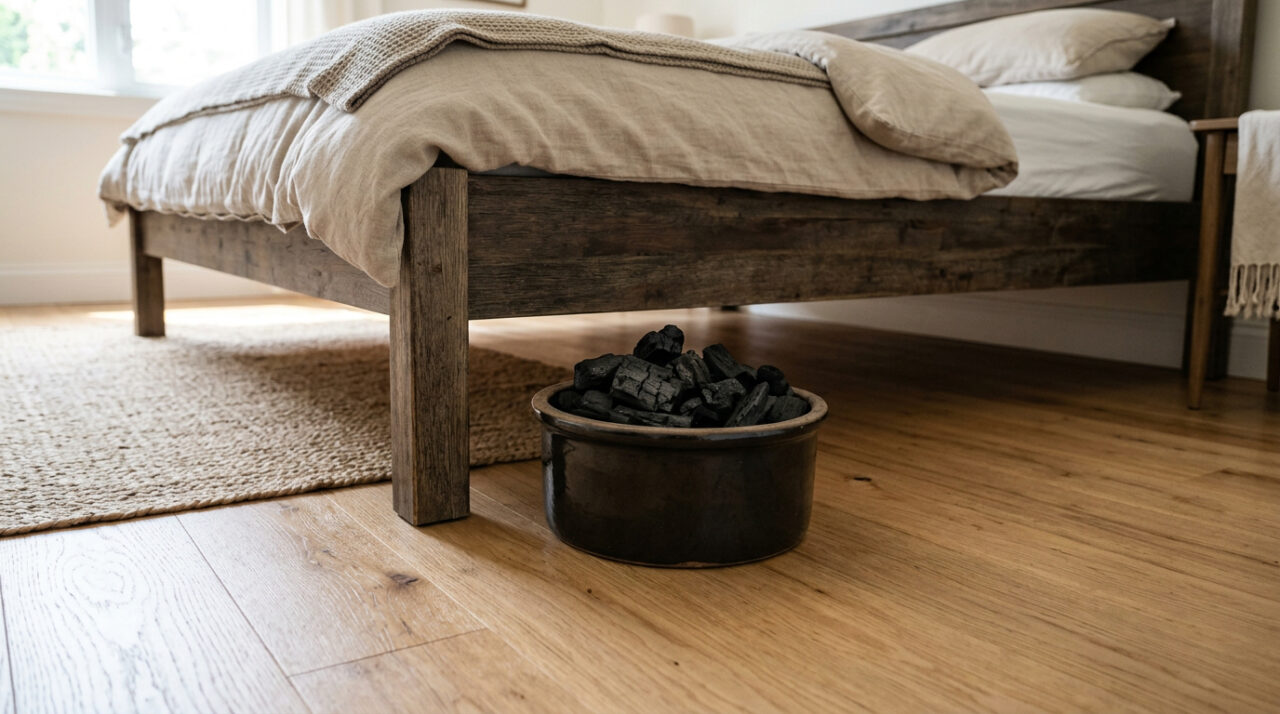 Colocar carvão embaixo da cama antes de dormir: quando fazer e para que serve