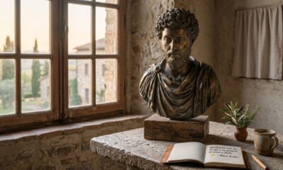 Citação do dia de Marco Aurélio: “Ao acordar pela manhã, pense em...” Essa mensagem ensina a iniciar o dia com foco e sabedoria