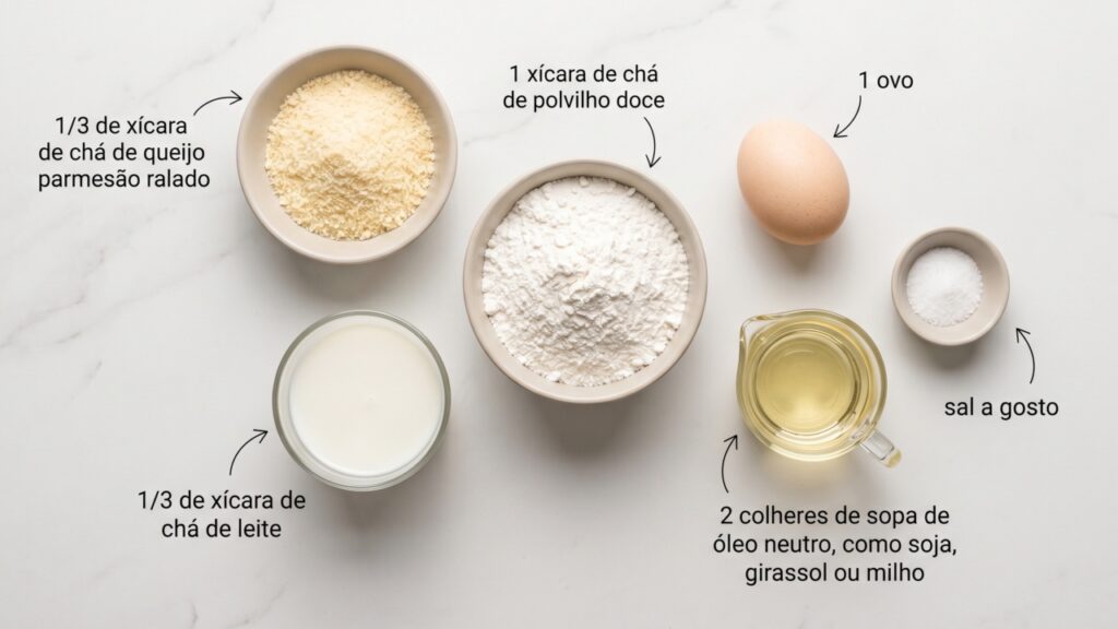 Esse pão de queijo de frigideira fica pronto rapidinho, perfeito para servir com café fresco