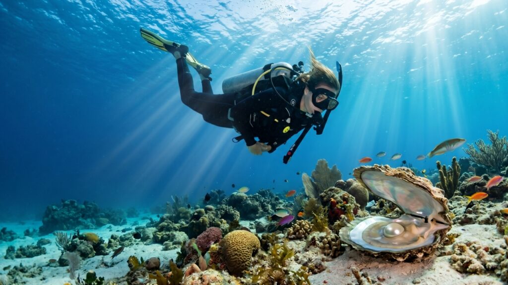 Provérbio chinês do dia: "Pérolas não ficam na beira da praia. Se você quer uma, precisa mergulhar para pegá-la."