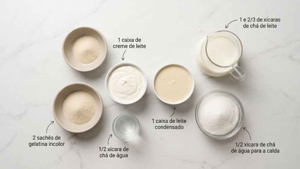 Esse pudim gelado leva poucos ingredientes e fica perfeito para quem quer uma sobremesa que não vai ao forno