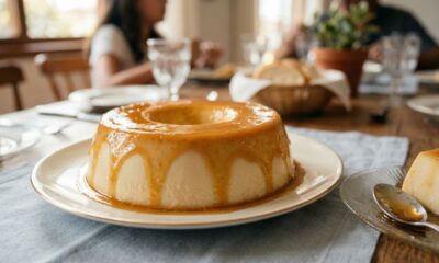 Esse pudim gelado leva poucos ingredientes e fica perfeito para quem quer uma sobremesa que não vai ao forno