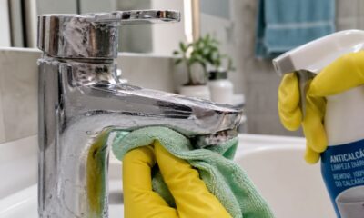 Nem vinagre nem bicarbonato de sódio: esta é a melhor maneira de remover o calcário de torneiras e vasos sanitários