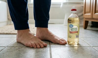 O truque caseiro com vinagre que promete aliviar os pés pode funcionar melhor em um momento bem específico