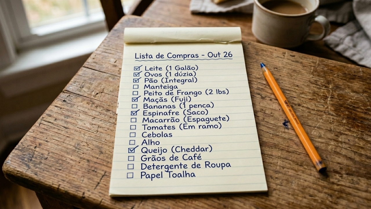 De acordo com a psicologia, pessoas que anotam sua lista de compras no papel em vez de no celular geralmente possuem essa característica de personalidade