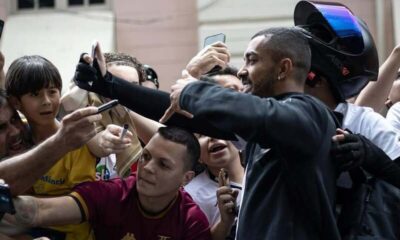 Jogadores do Vasco em Belém (Foto: Instagram @vascodagama)