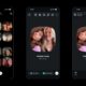 Três telas de celular exibem a interface do Instagram para o recurso 'Instants' e 'Instants recap'.