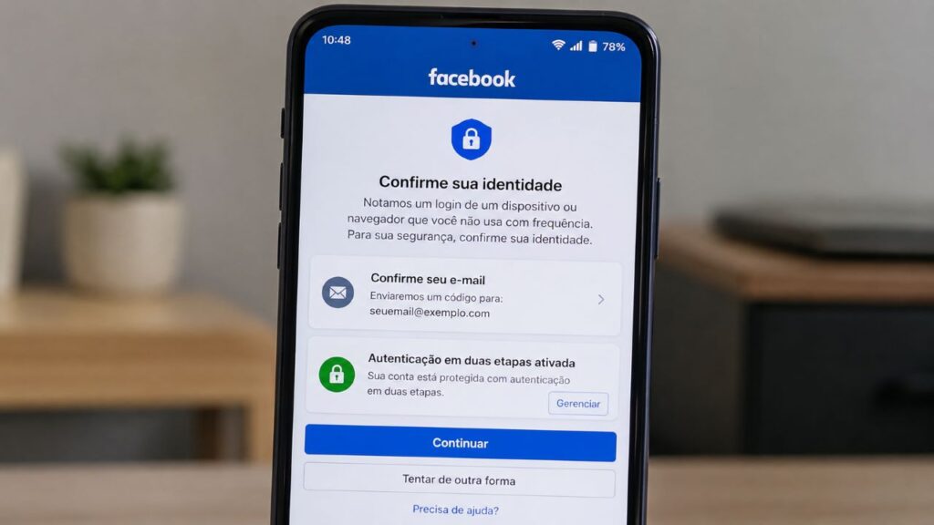 Configurações de segurança ajudam a recuperar e proteger a conta contra novos bloqueios