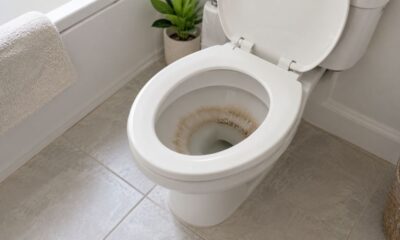 O tempo de ação do produto pode facilitar a remoção de manchas no vaso