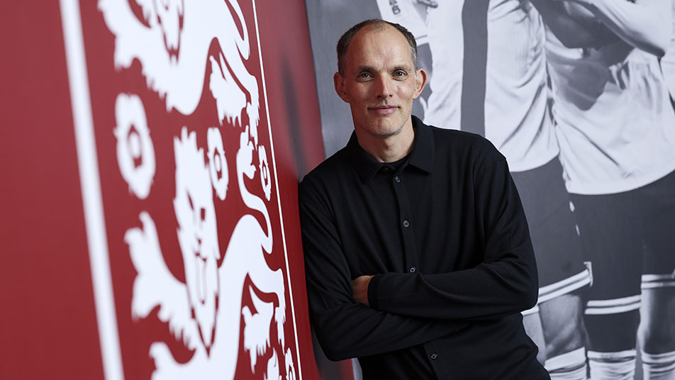 Thomas Tuchel, técnico da Inglaterra (Foto: Eddie Keogh - The FA)