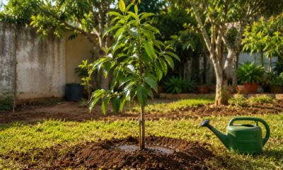O plantio correto ajuda a muda frutífera a criar raízes fortes e crescer com mais vigor