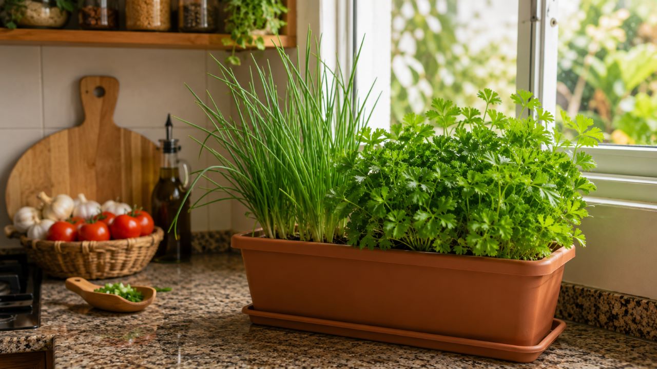 Como plantar cheiro-verde em casa mesmo sem quintal e colher folhas frescas na rotina