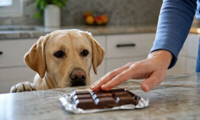 Chocolate pode causar intoxicação em cães e gatos mesmo em pequenas quantidades