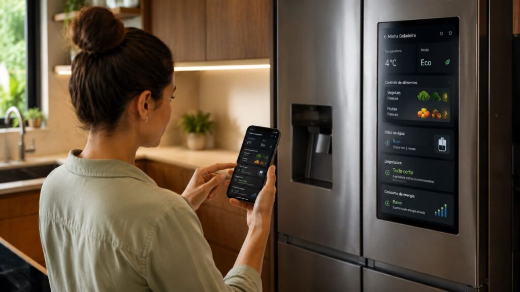Recursos conectados ajudam a controlar temperatura e evitar desperdícios na cozinha