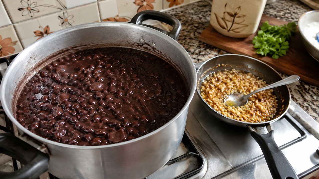 Refogado de alho e cebola deixa o feijão mais aromático e saboroso