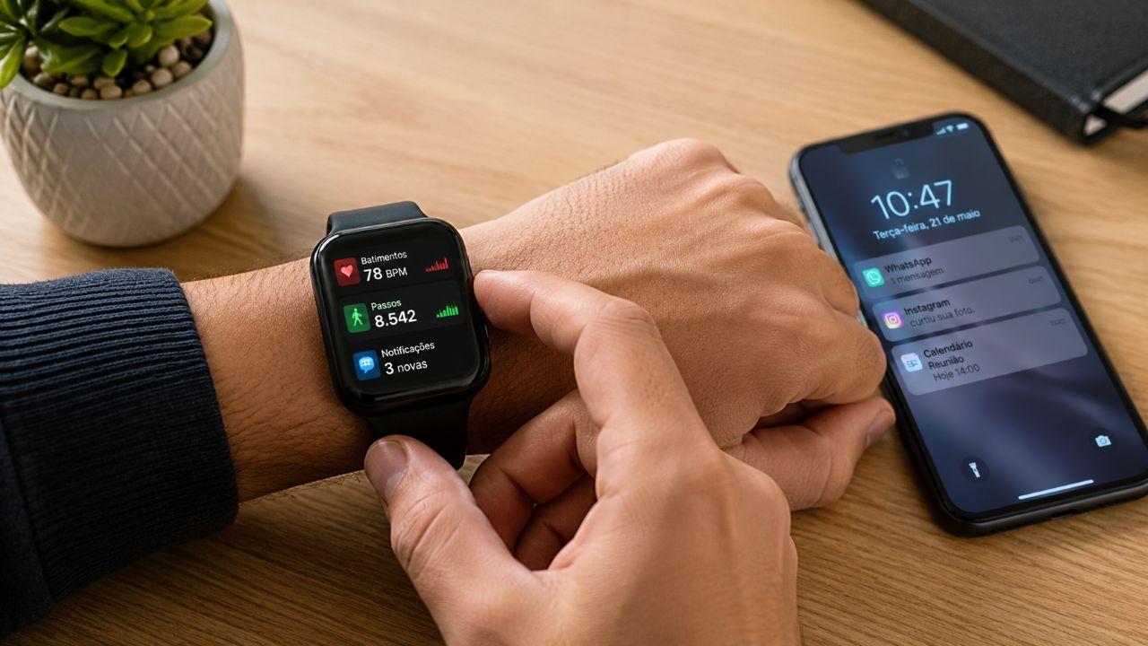 O melhor smartwatch depende da compatibilidade com o celular, da rotina e das funções mais usadas