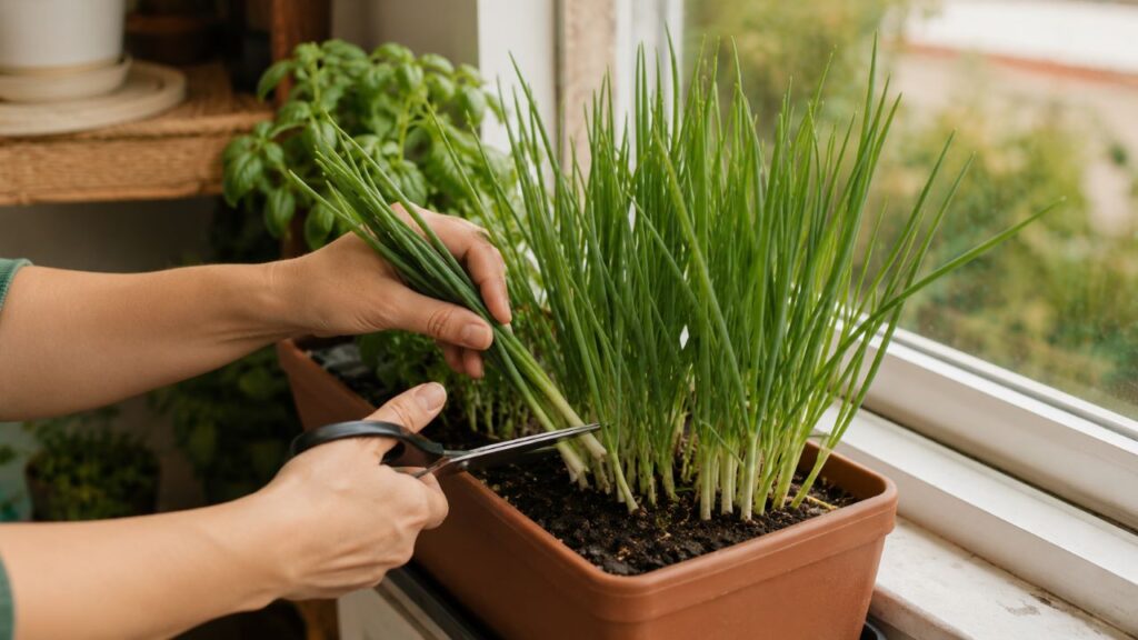 Como plantar cheiro-verde em casa mesmo sem quintal e colher folhas frescas na rotina