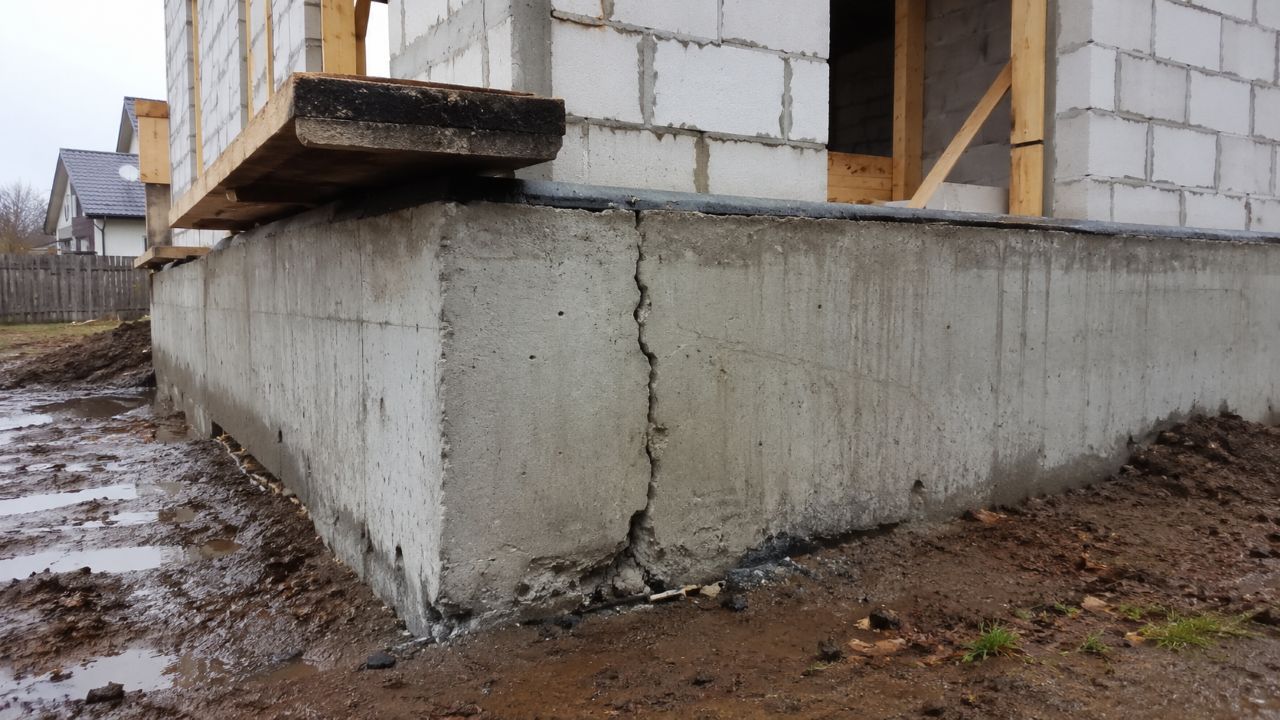 Erro na fundação pode causar trincas e comprometer toda a estrutura