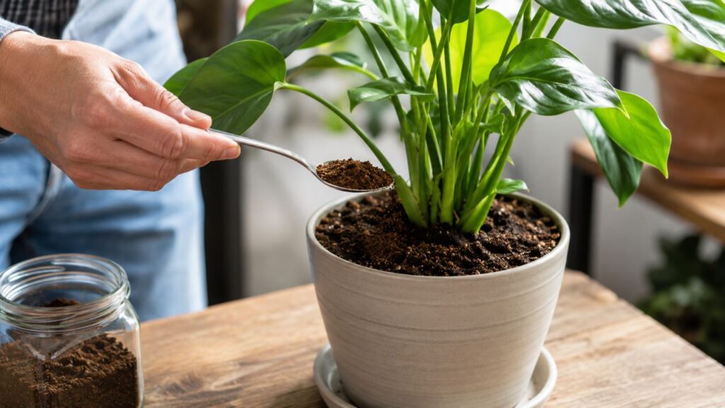 Borra de café pode ajudar as plantas quando usada com moderação e do jeito certo