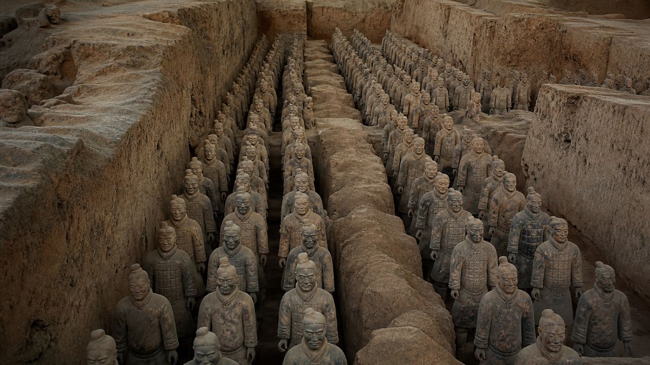 O Exército de Terracota e a história dos 8 mil soldados enterrados para proteger um imperador chinês
