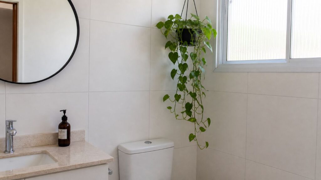 Plantas para banheiro que gostam de umidade e deixam o cômodo mais verde sem complicação