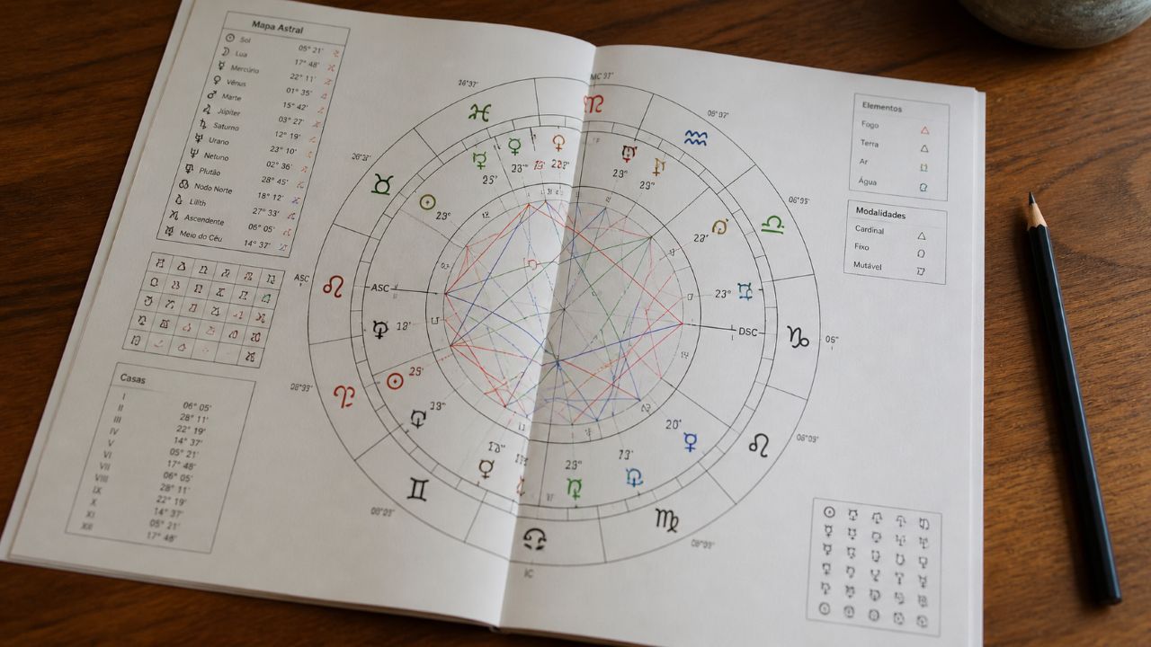 Como ler o mapa astral e entender os principais sinais que revelam traços da sua personalidade
