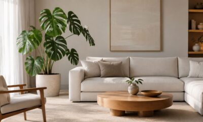 Poucas plantas bem posicionadas deixam a casa mais leve e elegante sem exageros