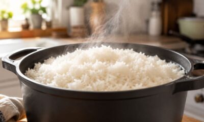Alguns detalhes simples evitam arroz grudado e queimado no fundo da panela