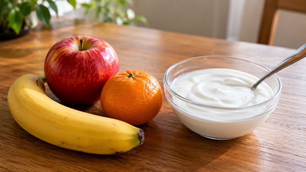Frutas inteiras ajudam a trazer fibras, água e mais equilíbrio ao lanche