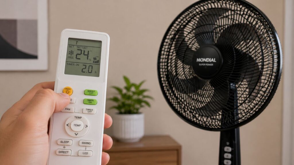 Ventilador gasta energia mais que ar-condicionado? A resposta pode surpreender muita gente