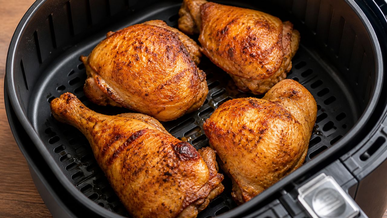 Como fazer frango suculento na fritadeira elétrica sem deixar a carne seca ou sem graça