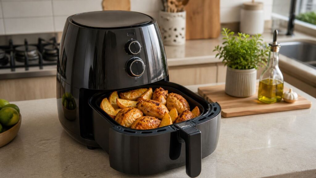 Como escolher a air fryer ideal para o tamanho da sua família sem errar na capacidade