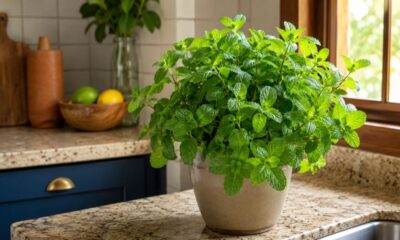 O jeito certo de plantar hortelã sem deixar a planta dominar o vaso