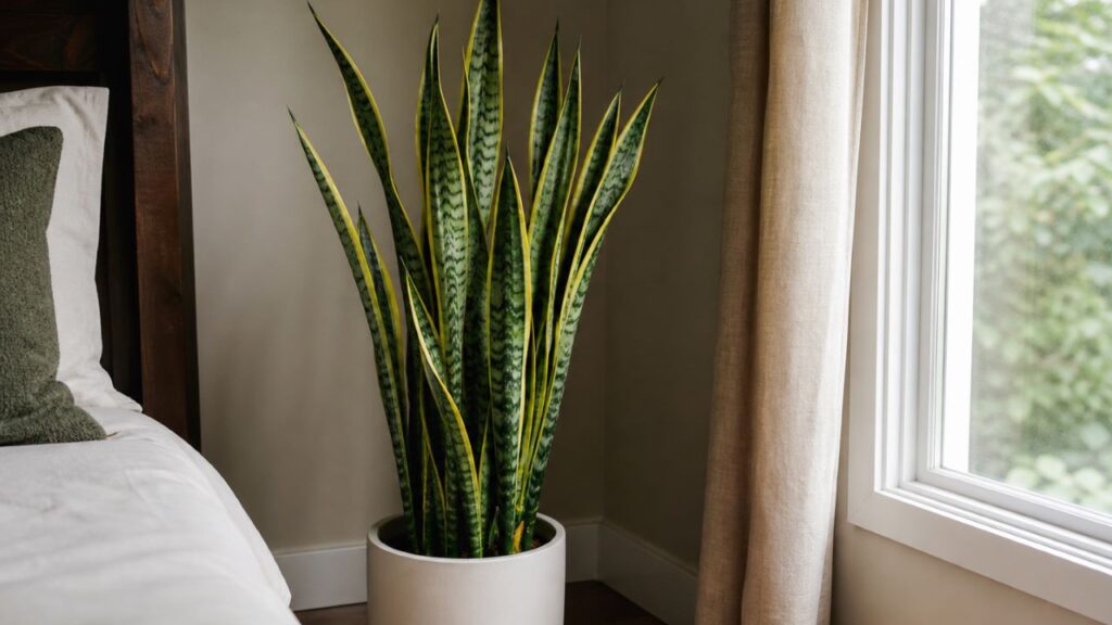 O que acontece com o ar do seu quarto após colocar uma espada-de-são-jorge