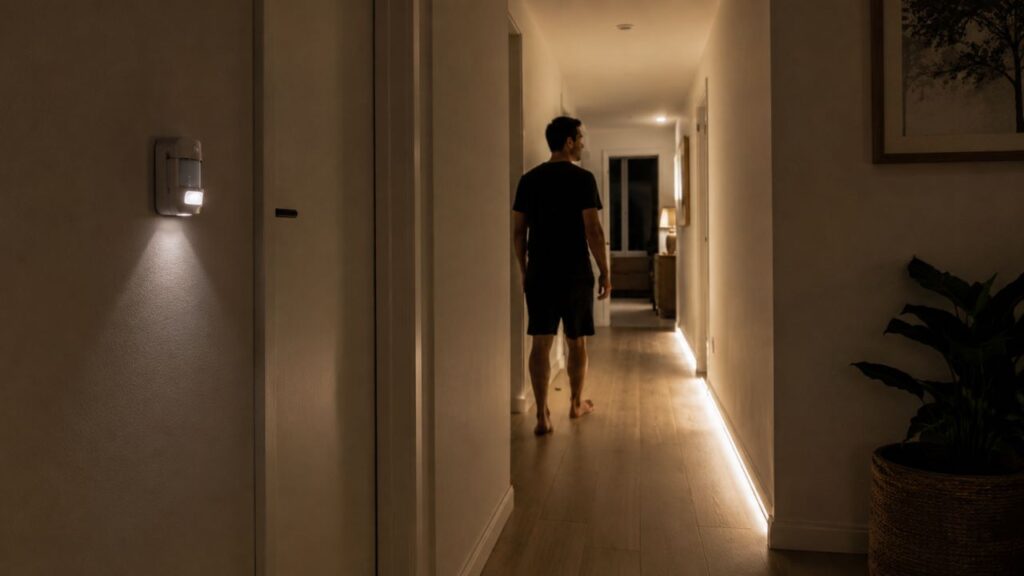 Sensores e horários programados evitam luzes acesas sem necessidade
