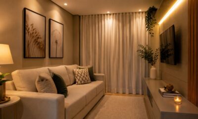 Escolhas simples de luz, cores e organização podem deixar a casa com aparência mais sofisticada