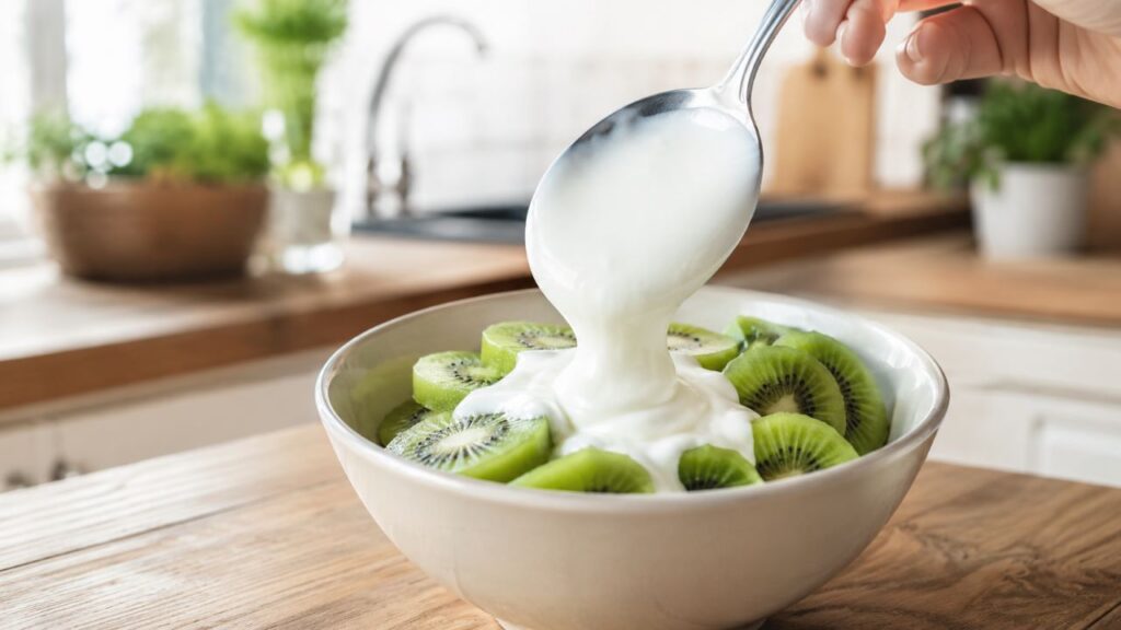 A combinação une fibras, proteína e cremosidade em poucos minutos