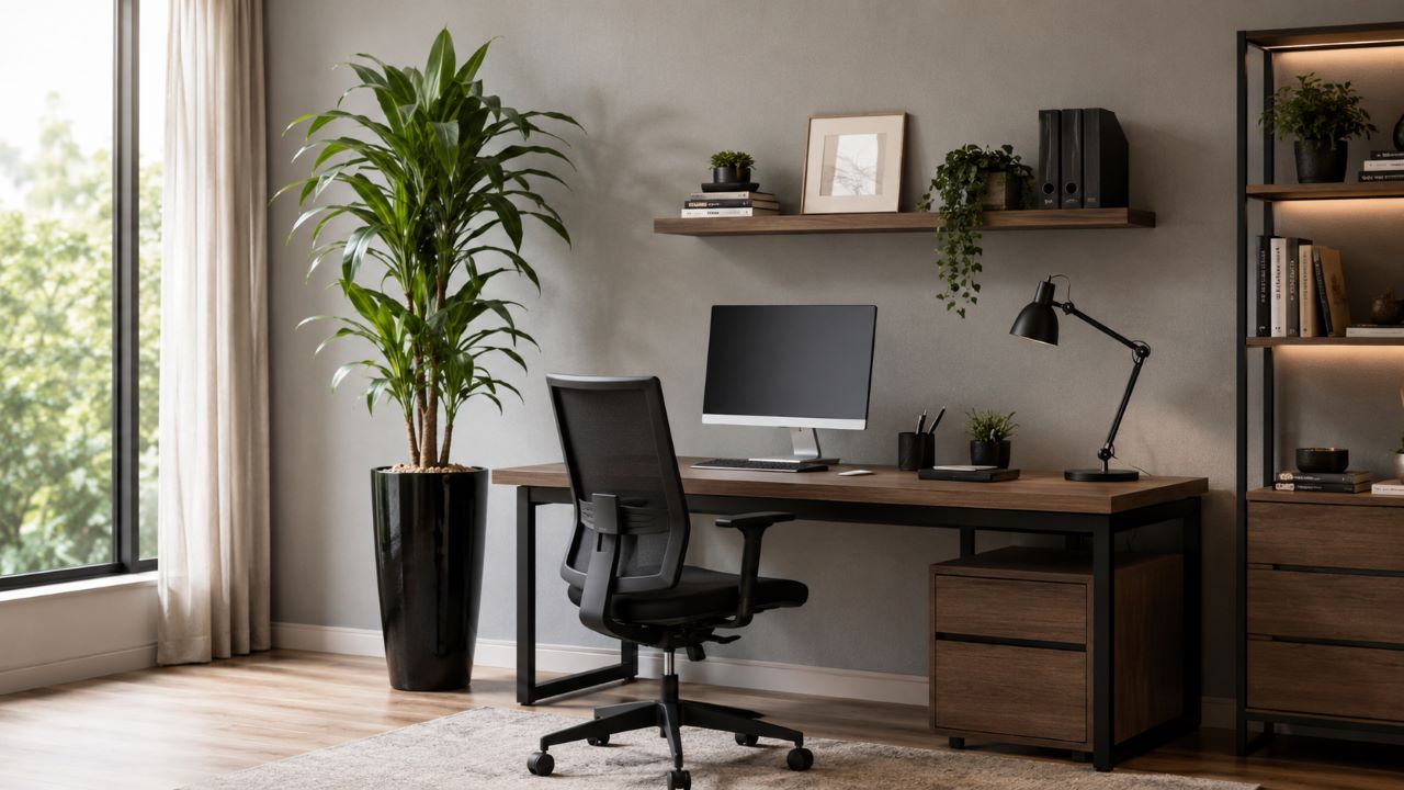 Pau-d’água deixa o home office mais acolhedor sem exigir muitos cuidados