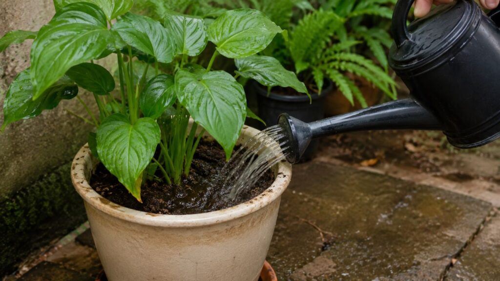 Recupere qualquer planta com esse fertilizante caseiro simples que ajuda vasos fracos a reagirem