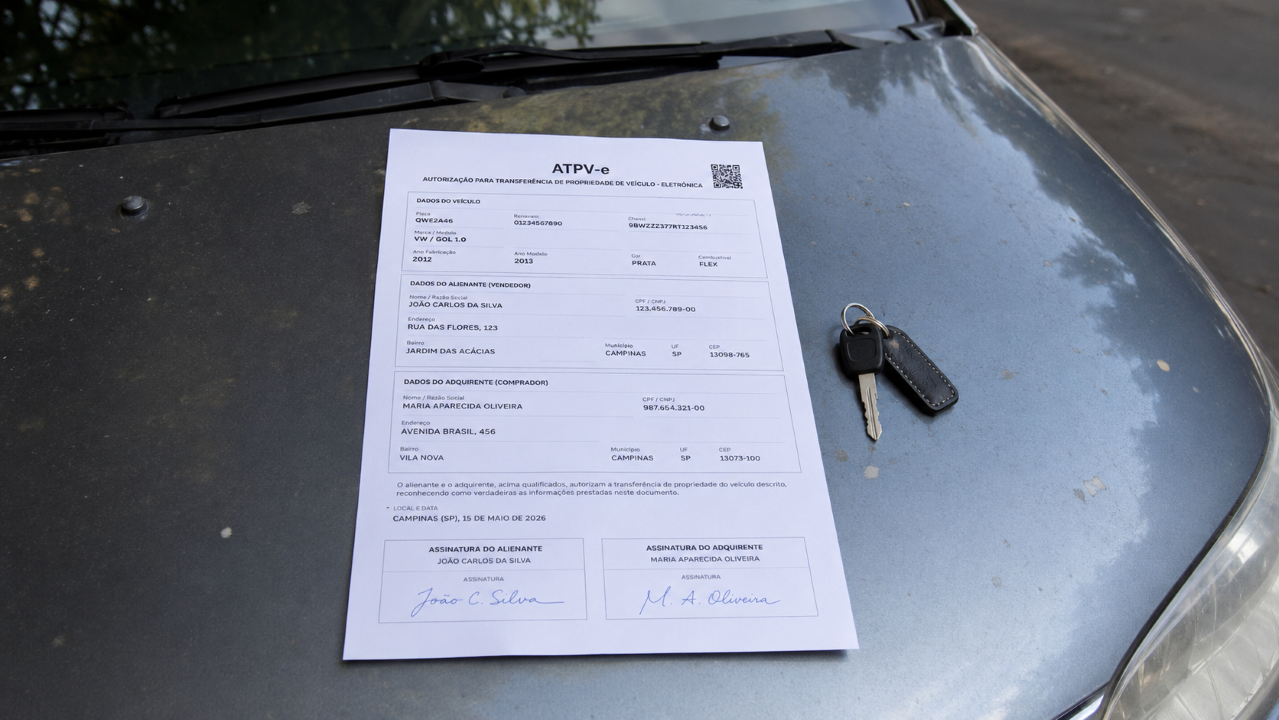 ATPV-e virou dor de cabeça para quem compra carro usado: o erro que atrasa a transferência