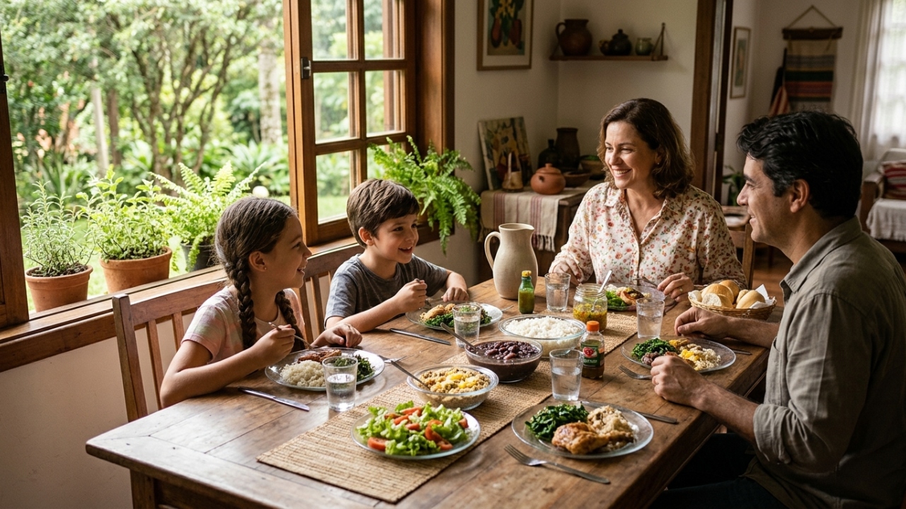 Almoçar com calma lembra um tempo em que a vida parecia ter menos correria