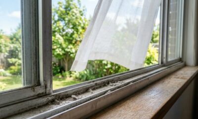 O detalhe na janela que junta poeira, barra o vento e muita gente esquece de limpar