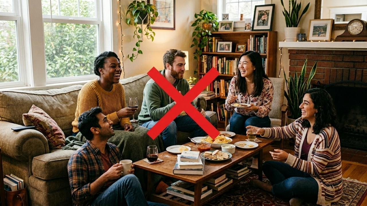 O hábito de receber amigos em casa está sumindo e isso revela muito sobre nossa vida atual