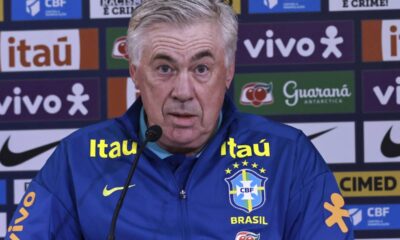 Ancelotti define pré-lista de convocação da Seleção Brasileira com 55 nomes para a Copa do Mundo