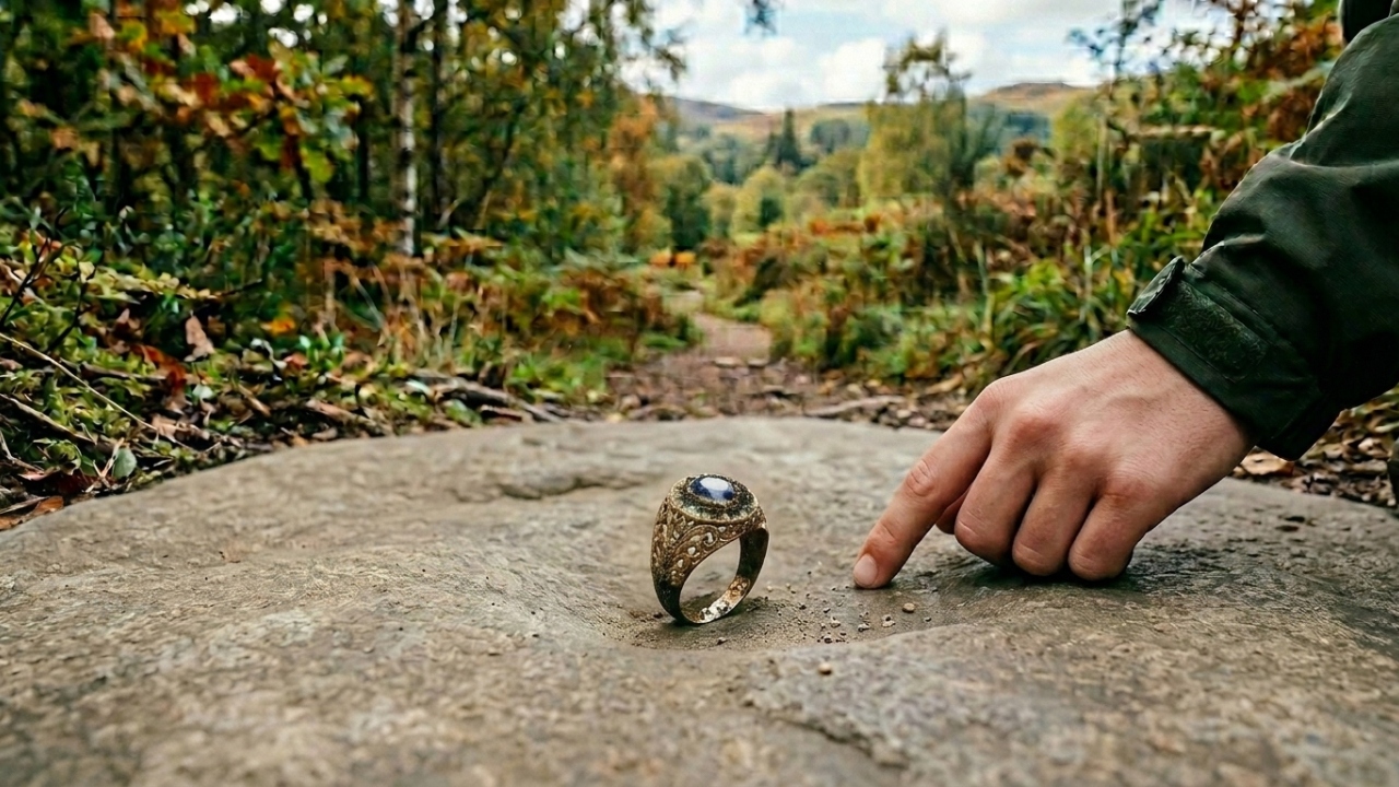 Um adolescente encontrou um anel durante uma caminhada e descobriu que ele tinha 1.800 anos