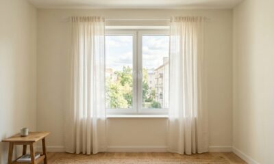 Como instalar cortina sem furar parede e valorizar o ambiente em casa alugada