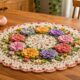 Aprenda a fazer um lindo centro de mesa de crochê com flores em casa