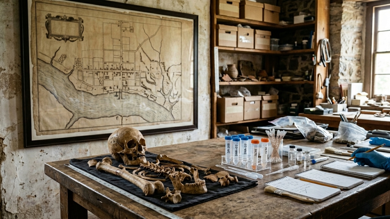 Análise de DNA revela segredos dos primeiros colonos de St. Mary’s City nos Estados Unidos